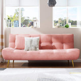 Sofá cama rosa de 71
