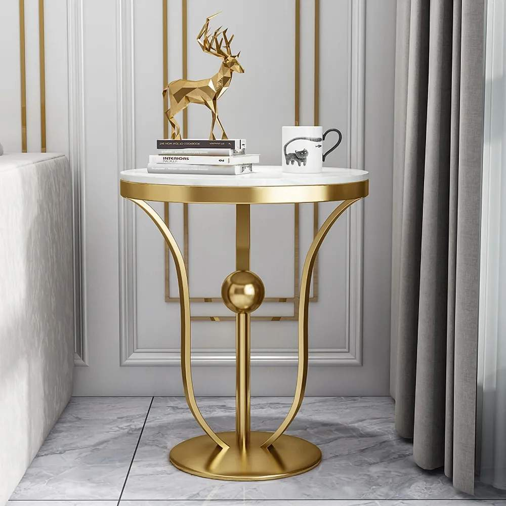 Modern pedestal discount end table