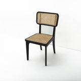 Modern Black Dining Chair Rattan Ash Dining Chair