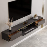 70.9" Gray TV Stand Postmodern Minimalist Floating Media Console with Storage-Richsoul-Furniture,Living Room Furniture,TV Stands