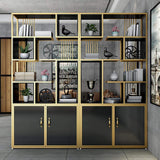 Contemporary Stand Standard Bookshelf with Doors-Bookcases &amp; Bookshelves,Furniture,Office Furniture