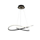 Pendante LED moderne Circa Design Hanging Light en noir