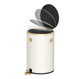 Modern Step On Kitchen Trash Can Odor-Free Trash Can with Handle