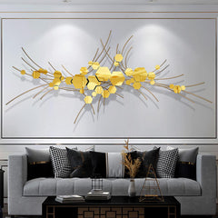 3-teiliges Wandbild-Set Mit Goldrahmen – Moderne Luxus-Dekoration Für Wohnzimmer, Home Office & Mehr | Größe: 76,2 X 152,4 Cm