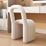 كرسي غرفة الطعام البيضاء الحديثة كرسي (مجموعة من 2)
