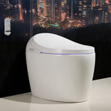 Toilettes à une pièce intelligentes modernes et induction du pied bidet et rinçage automatique avec siège