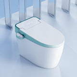 Längliche, einteilige, intelligente, bodenmontierte, automatische Toilette mit Selbstreinigung