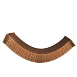 Banco de comedor Farmhouse Natural Extension-Type Bench en papel marrón