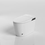 Toilettes automatiques allongées à 1 pièce intelligente dans l'écran d'affichage LED blanc