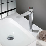 كروم الحمام الحديثة الحمام واحد فتحة صنبور صنبور الصنبور مع زر الضغط