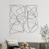 Modern Abstract 3D Metal Wall Decor Home Wall Art