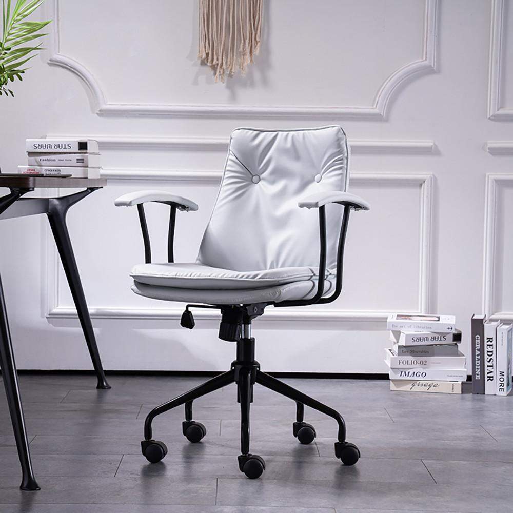 Nordic Coffee Office Chair Lifting Computer Chair Backrest-Furniture,Office Chairs,Office Furniture