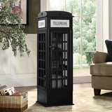 Phone Booth-Shaped Retro Kid's Bookcase England Style