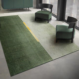 5 'x 8' rechteckiger geomatrischer zeitgenössischer Mehrzweck-Teppich für Grünflächen