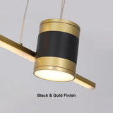 Geometric Black Kitchen Island light Starry Reflection Hanging Light 3-Way Dimmable