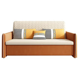 Vollwertiges Schlafsofa aus Samt, gepolstertes, umwandelbares, modernes Sofa mit Stauraum