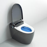 Einteilige, längliche, intelligente, am Boden montierte, automatische Toilette mit Selbstreinigung