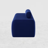 الخط الحديث مقعد المقعد المنجد مع اللون الأزرق الدائري