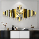3D Modern Oversized Wall Clock Creative Geometry Home Decor
