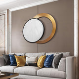 Modern Geometric Circles Simple Wall Decor Metal Home Art