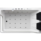71 "Décoration de baignoire de massage à eau à LED acrylique transparente en blanc