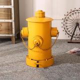 Industrial Fire Hydrant Trash Can in Yellow/Red/Black-Yellow-Large