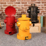 工業用消火栓のゴミ箱 イエロー/レッド/ブラック-イエロー-ラージ