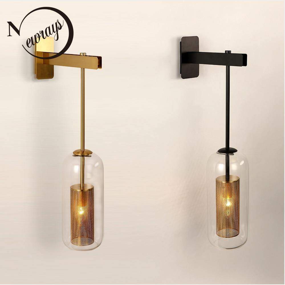 Retro Industrial Metal Net Shade Wall Lamp-lighting,vintage,wall lamp