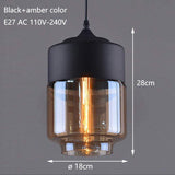 Nordic Modern Loft Hanging Glass Pendant Lamp-lamp