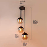 Nordic Modern Loft Hanging Glass Pendant Lamp-lamp