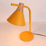 Nordic Simple Iron Wood Table Lamp-iron,lamp