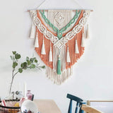 Hand-woven Colorful Tapestry Macrame Wall Hanging-Macrame Wall Hanging