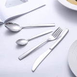 Silverware  Stainless Steel Mirror Dinner Set(24PCS)-dining