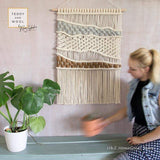 Hand-woven Colorful Tapestry Macrame Wall Hanging-Macrame Wall Hanging
