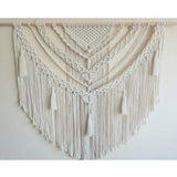 Hand-woven Color Macrame Tapestry Wall Ornament Bohemian Craft Decoration-Macrame Wall Hanging