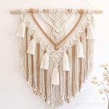 Hand-woven Color Macrame Wall Hanging Ornament Bohemian Craft Decoration-Macrame Wall Hanging