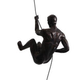 Climbing Man Resin Iron Wire Wall Hanging Decoration-Home Décor