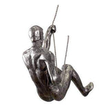 Climbing Man Resin Iron Wire Wall Hanging Decoration-Home Décor